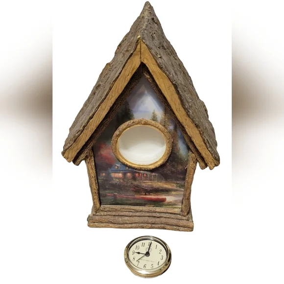 Thomas Kinkade/ Hallmark clock untested - Picture 5 of 10